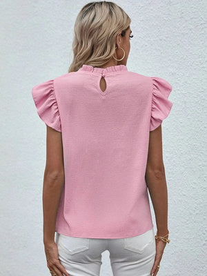 Ärmlös blus dam