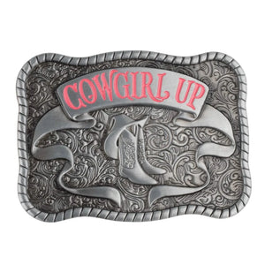 Bältespänne Cowgirl Up Rektangulära skor