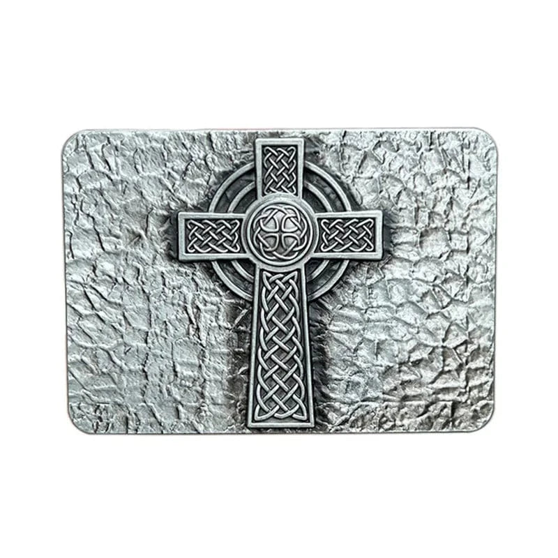 Bältespänne keltisk kors silver kristen Silver