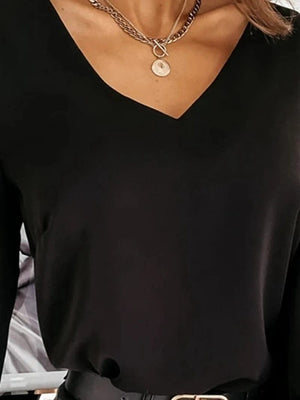 Blus med öppen rygg