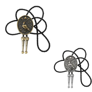 Bolo tie med djurmönster och månmotiv