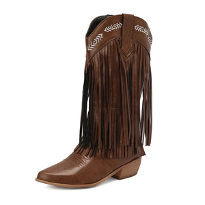 Cowboy boots mocka dam Brun / 36