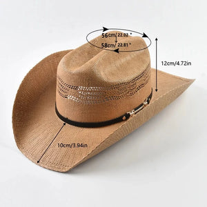 Cowboyhatt stickat