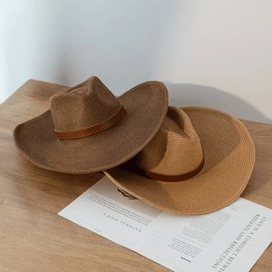 Elegant bredbrättad Cowboyhatt dam