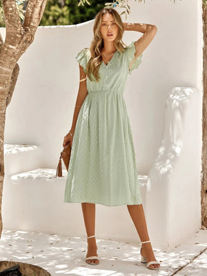 Elegant klänning Mintgrön / S