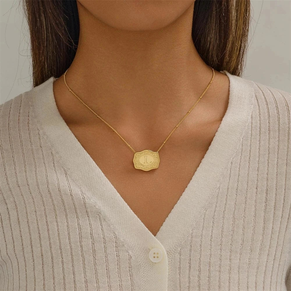 Collana western con iniziale