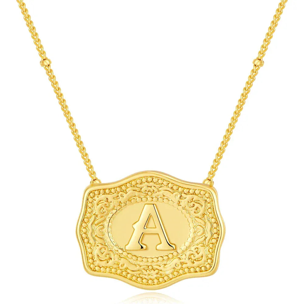 Collana western con iniziale