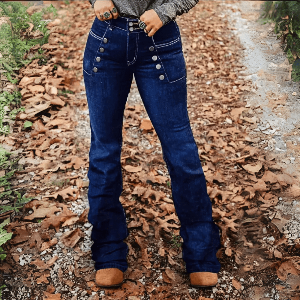 Jeans western Blå / S