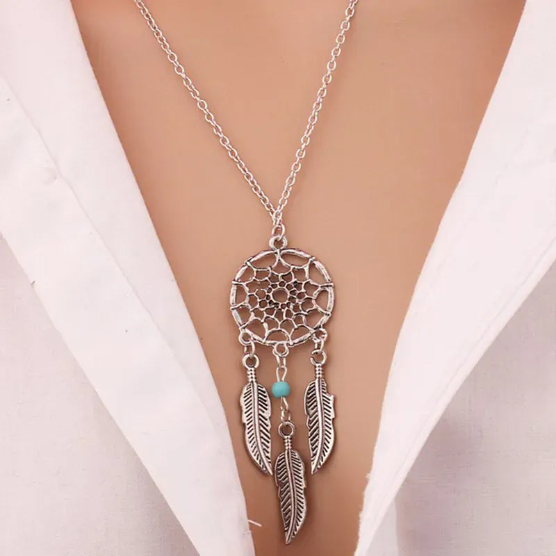 Collana in argento con acchiappasogni