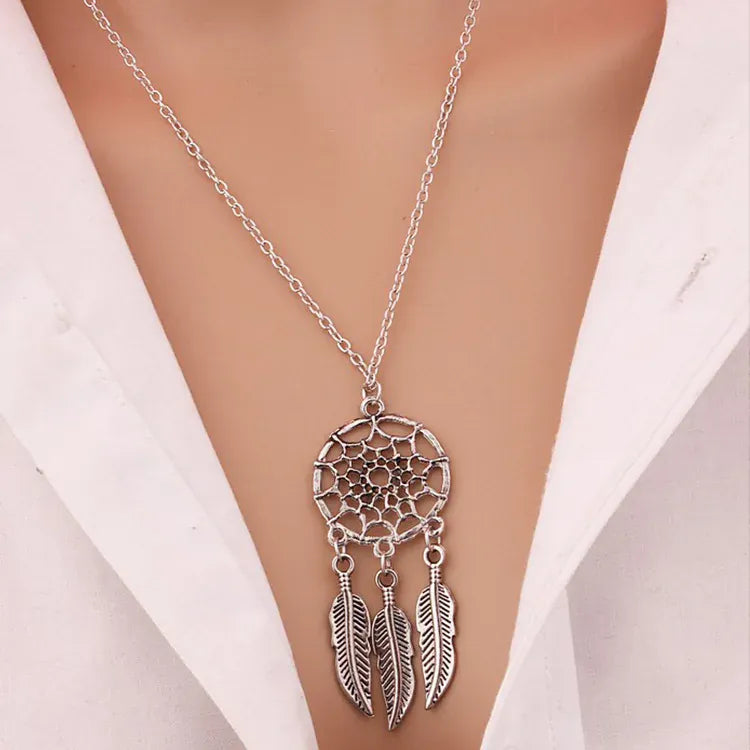 Collana in argento con acchiappasogni
