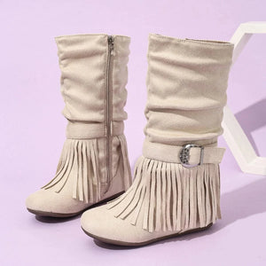 Cowgirl Boots med Fransar för Flickor