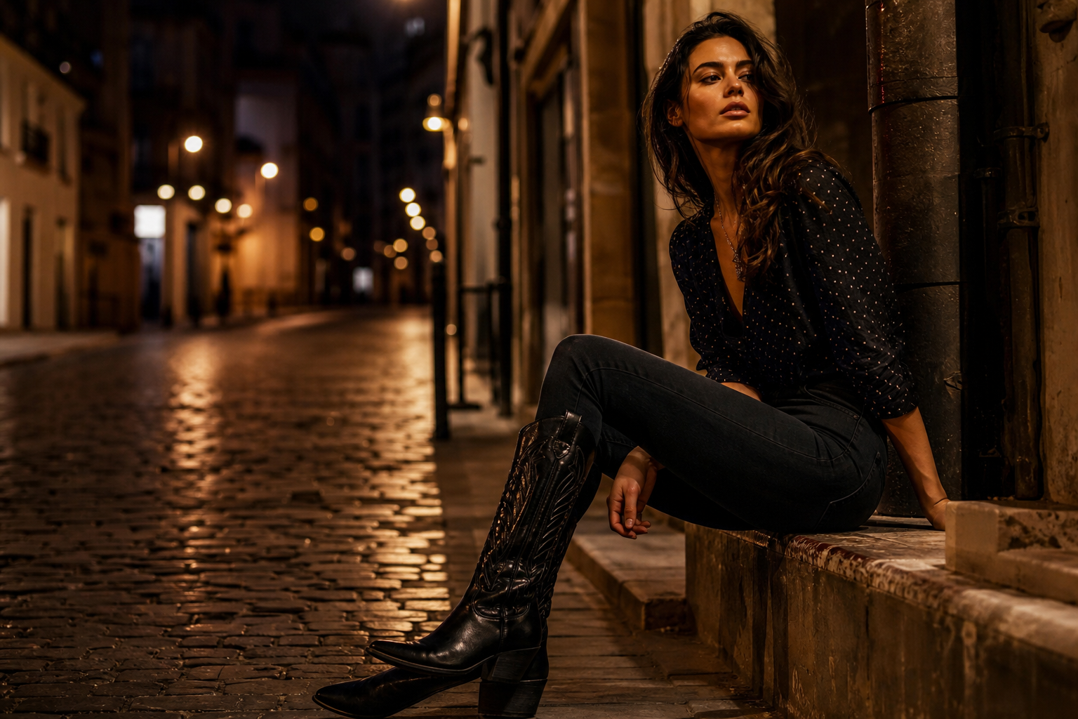 Cowboy boots noires : la paire la plus polyvalente de votre garde-robe