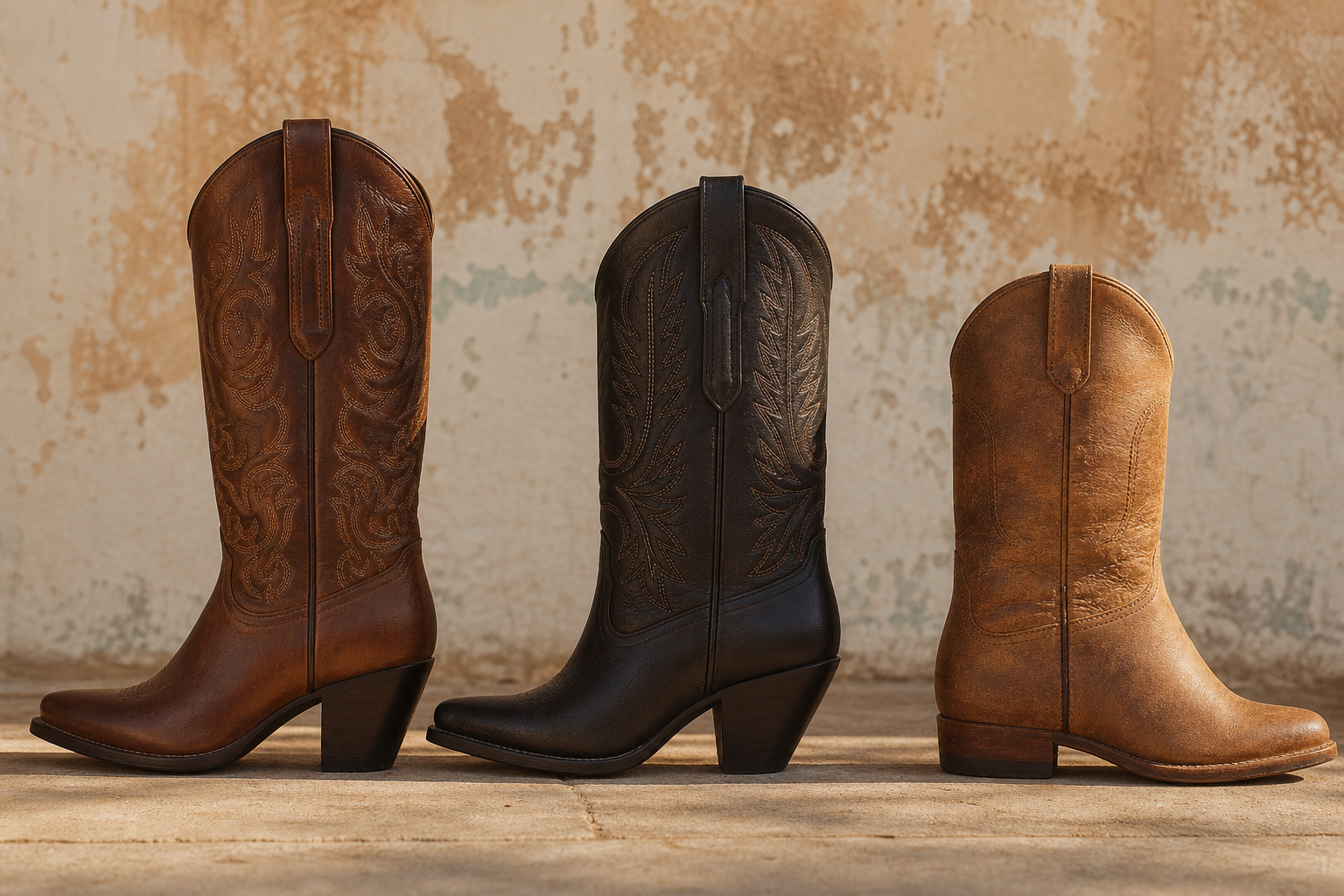 Talon de santiag : walking heel, cowboy heel ou roper ?