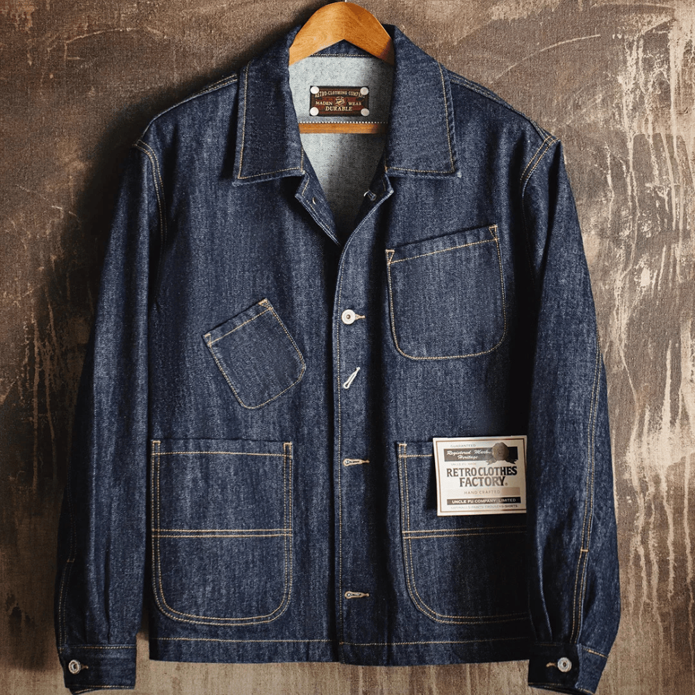 Arbets jacka jeans herr