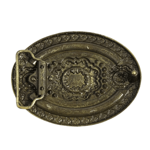 Bältespänne boho turkos blommor vintage western