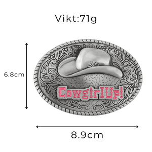 Bältespänne Cowgirl Up