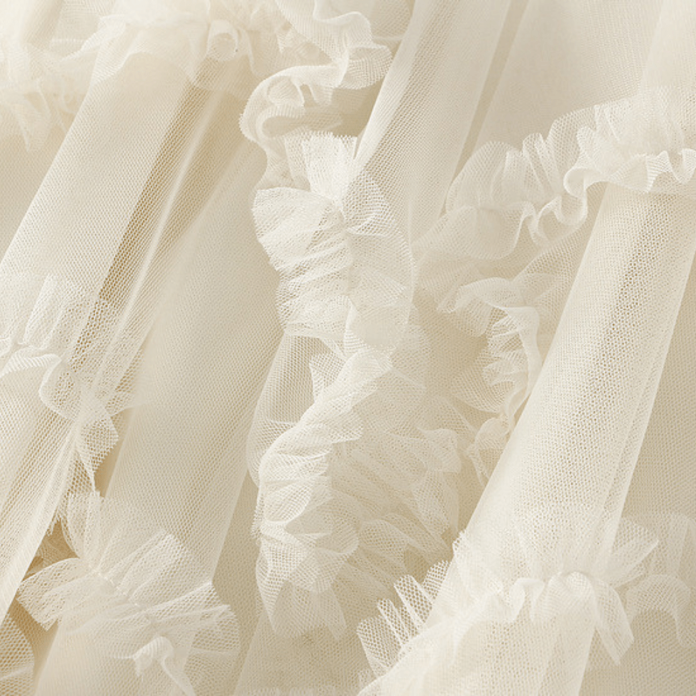 Bohemisk präriekjol i lager på lager av tyll