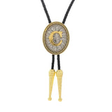 Bolo tie med initial A–Z i tvåtonad metall C