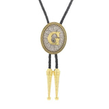 Bolo tie med initial A–Z i tvåtonad metall G
