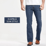 Bootcut jeans herr Stretch Djupblå / 27