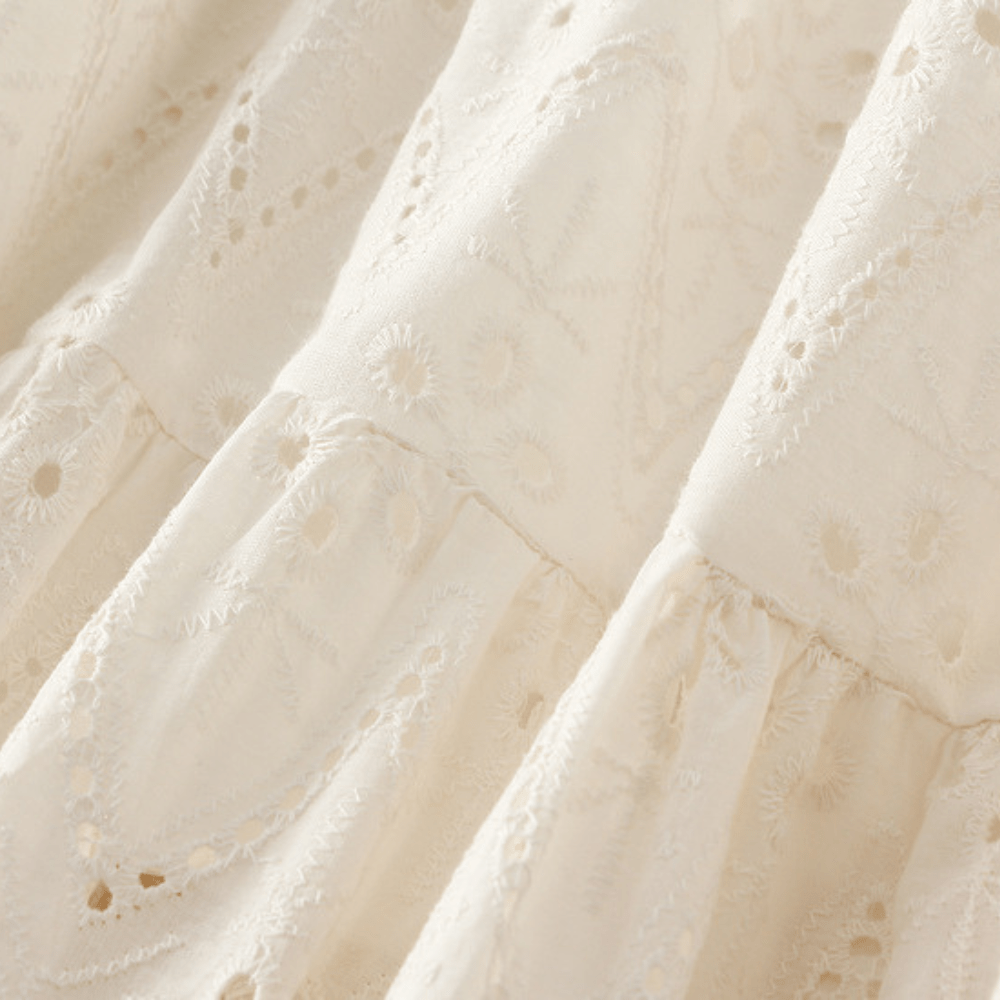 Broderie anglaise kjol