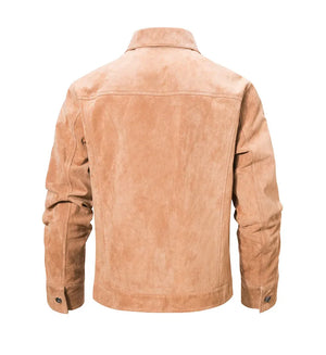 Brun suede jacka