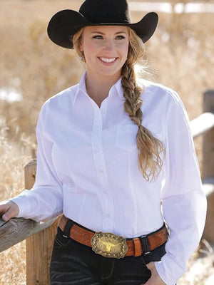 Brunt Cowboybälte i Präglat Läder med Långhornsspänne