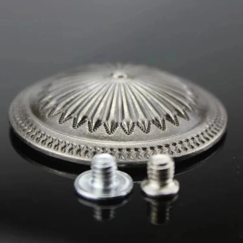 Concho Antiksilver Daisyformad Antiksilver / 37mm