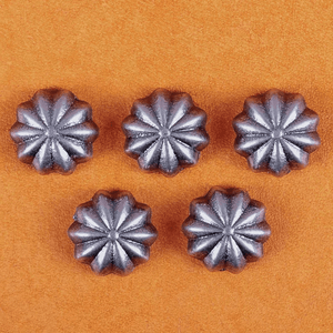 Concho Antiksilver i Pumpaform för Läderhantverk 9mm