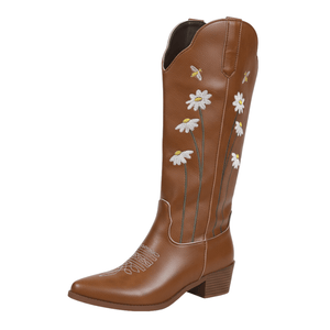 Cowboy boots bruna Brun / 36