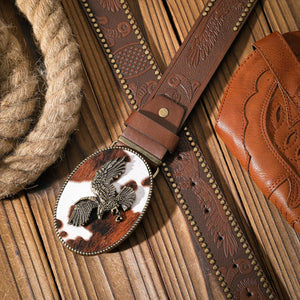 Cowboybälte med örnmotiv