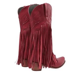 Cowboyboots med fransar och retrolook