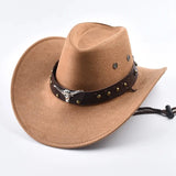 Cowboyhatt i Mjuk Mockaimitation Kamelbrun / One Size
