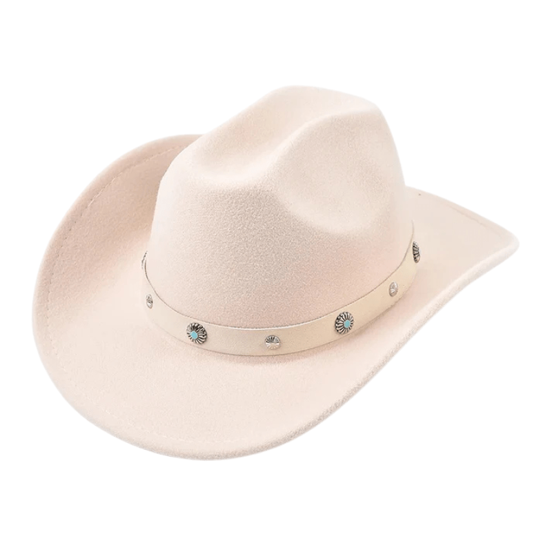 Cowboyhatt för tjej Beige / 56-58cm