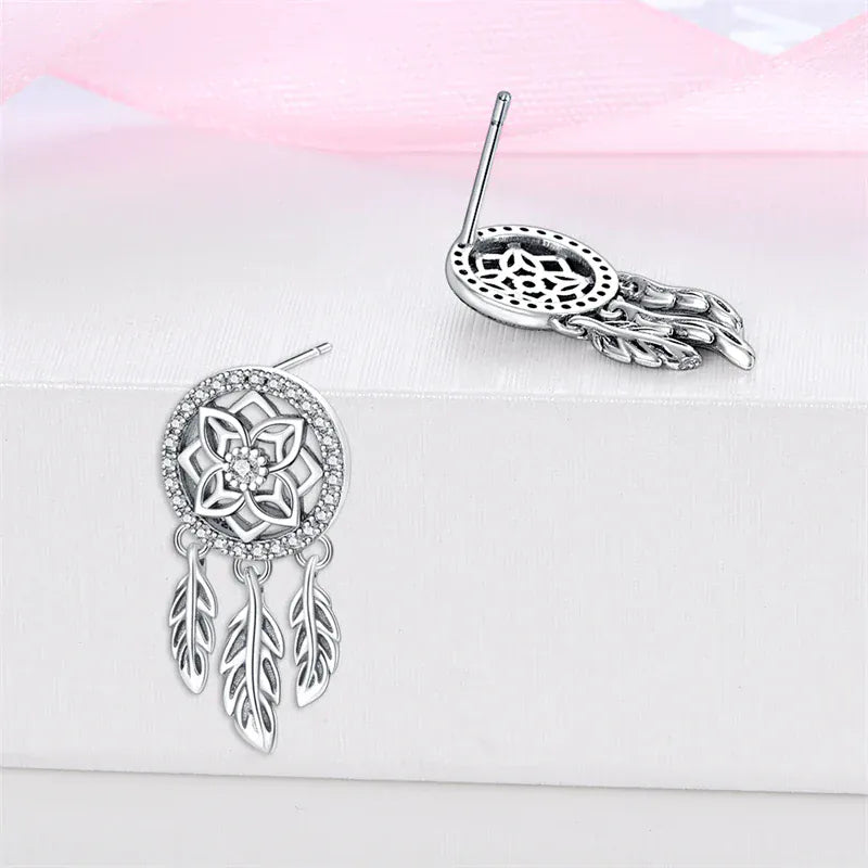 Drömfångare Örhängen 925 Silver Silver