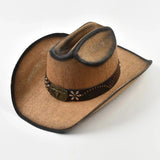 Elegant Cowboyhatt för Kvinna Khaki / 58cm