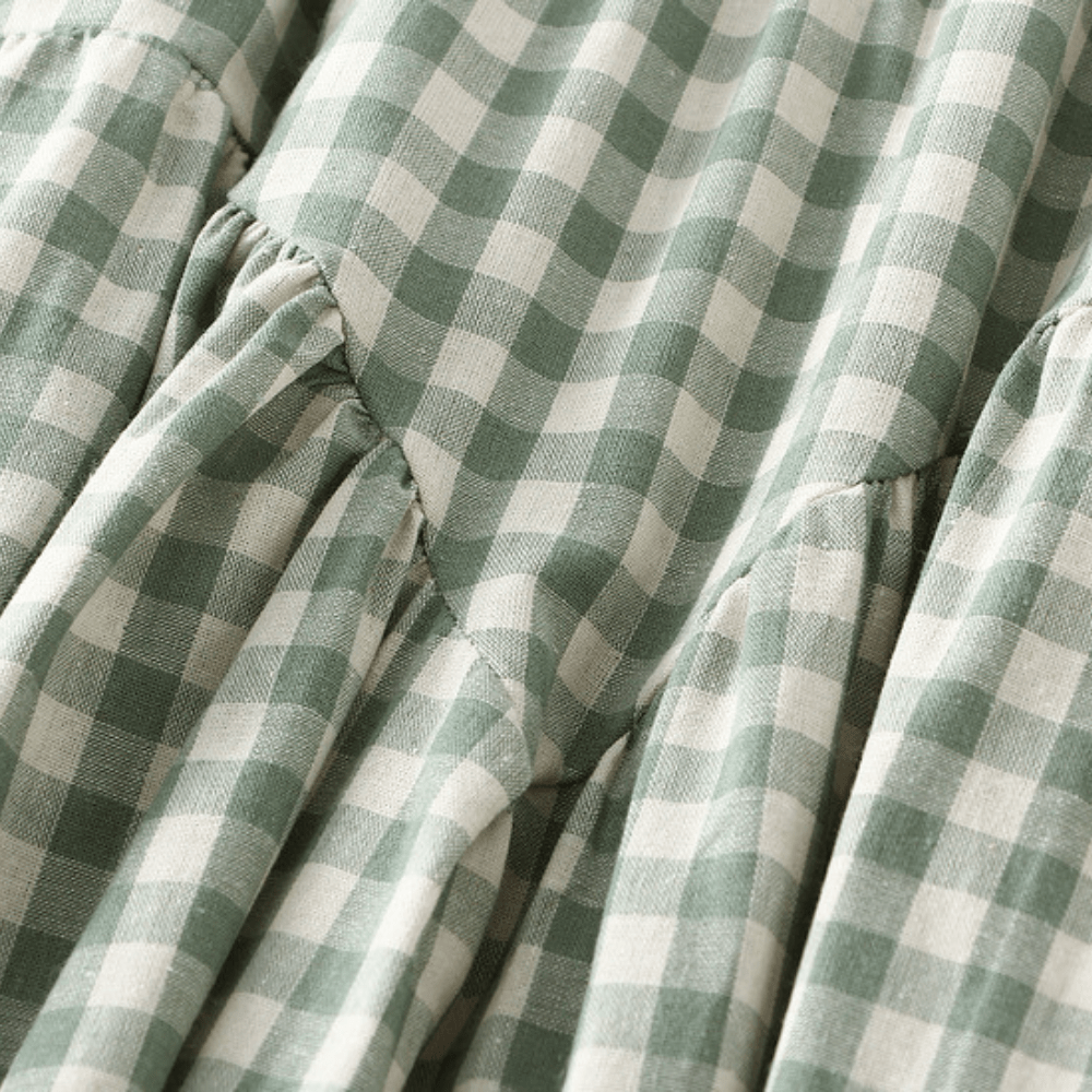 Gingham kjol