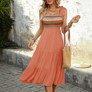 Klänning westernstil Orange / S