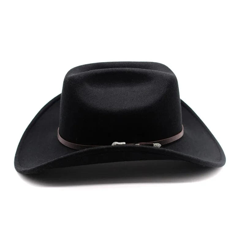 Klassisk Cowboyhatt Läderband