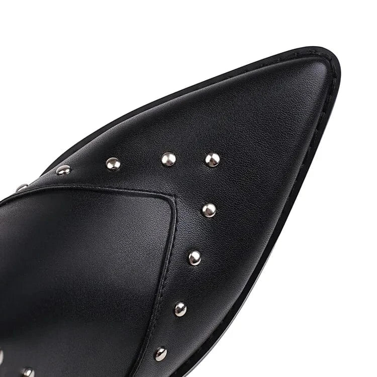 Låga Cowboyboots med Nitar för Dam