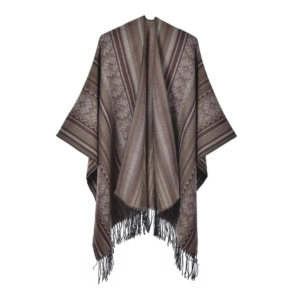 Oppen poncho dam Khaki / One Size