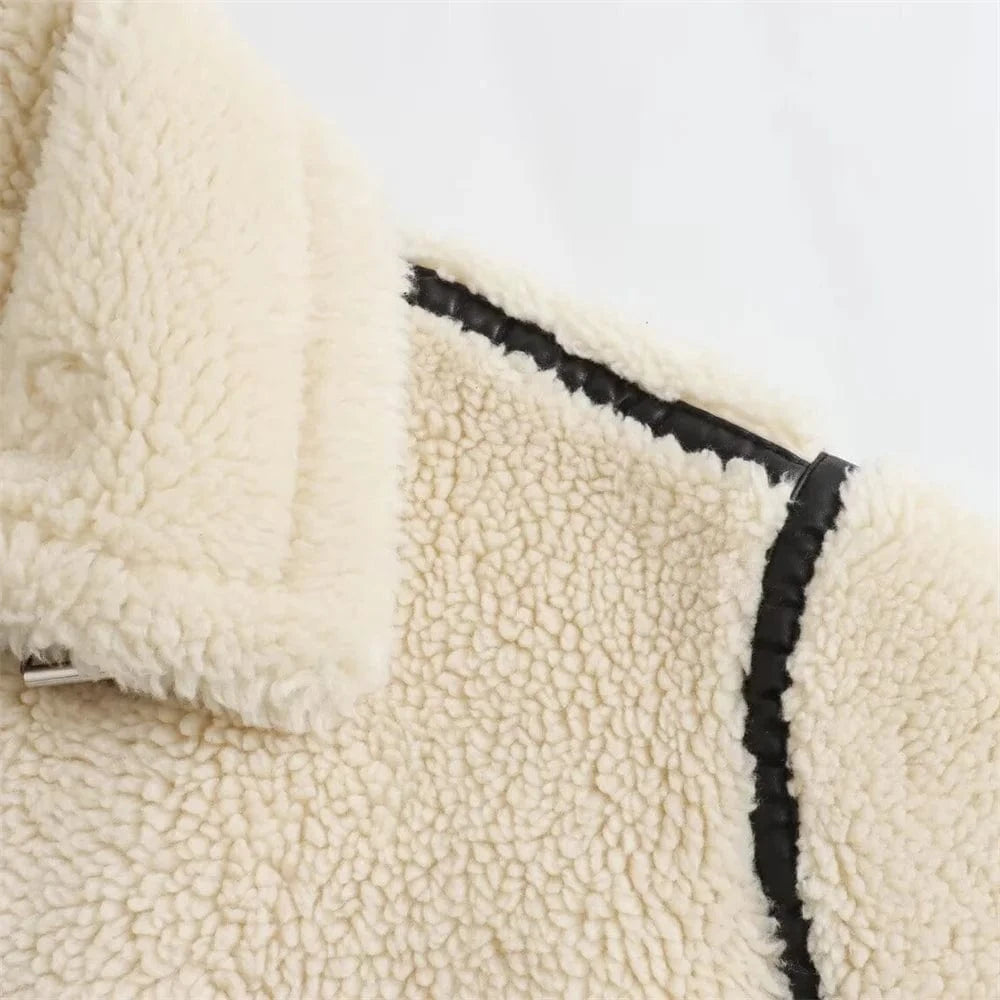 Pile jacka dam beige