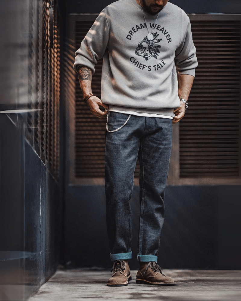 Raw denim jeans Blå / 28