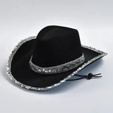 Rosa cowboyhatt black / One Size