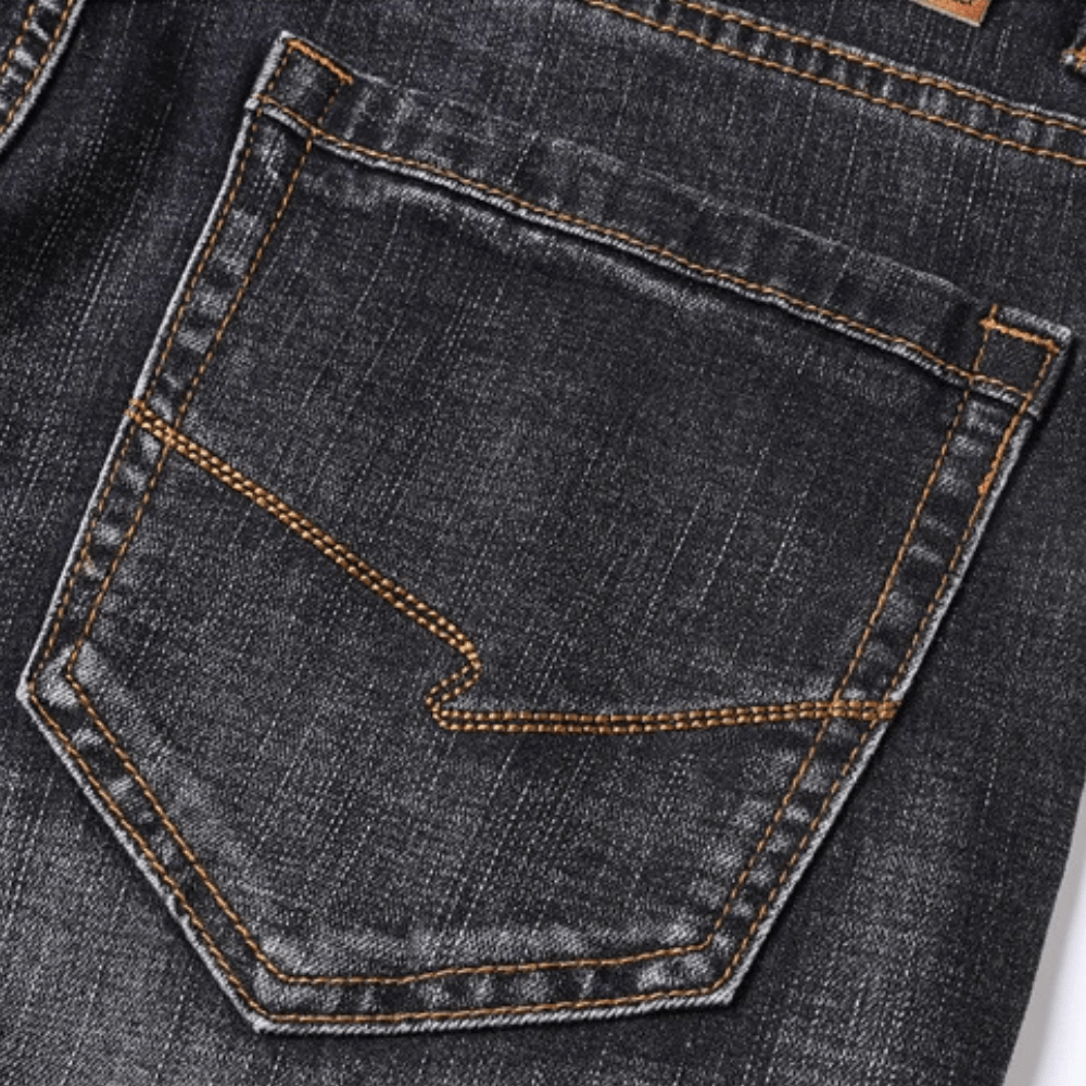 Slim fit stretchjeans för herr