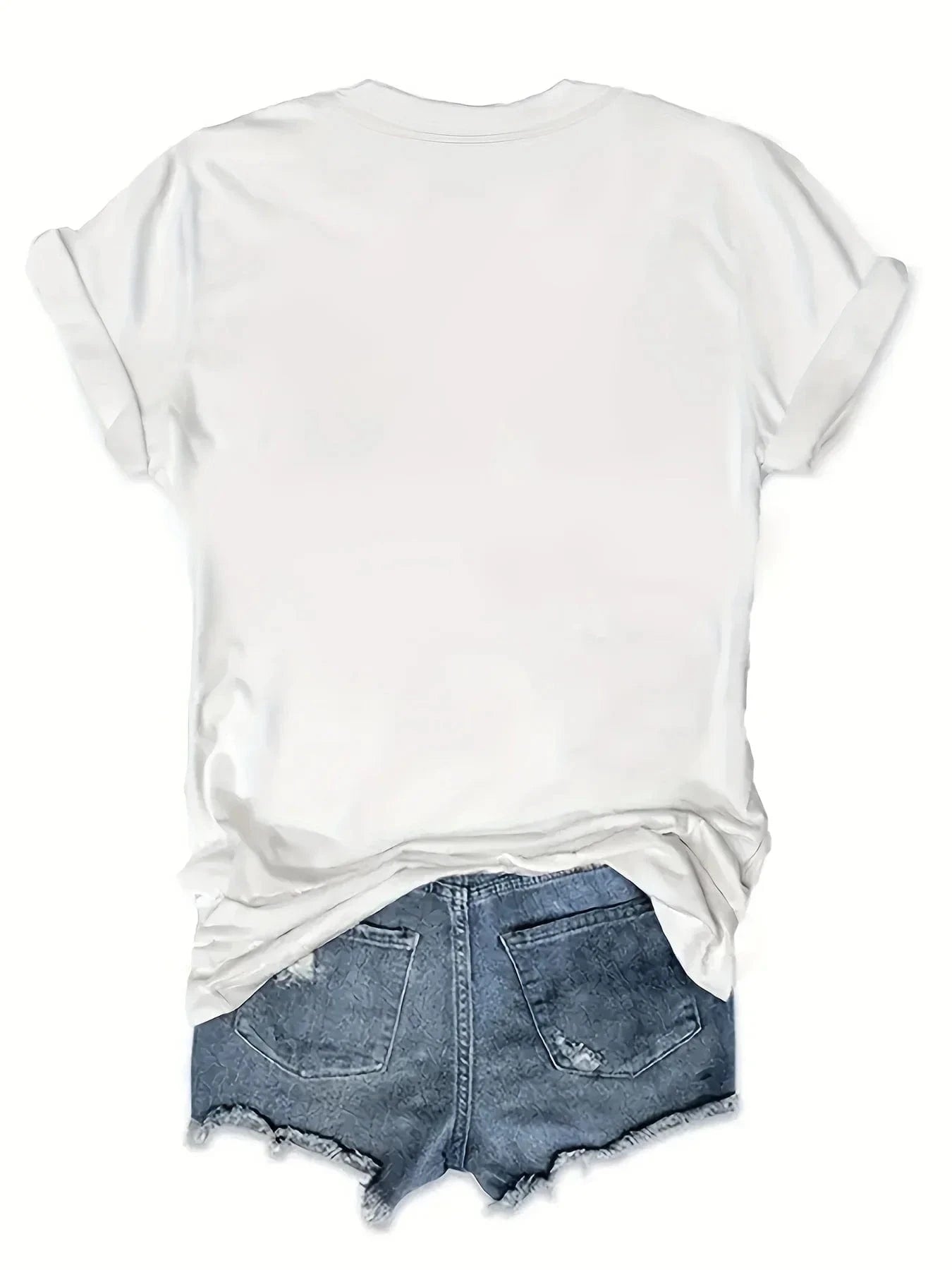T-shirt med glittrande cowgirlboots och hatt