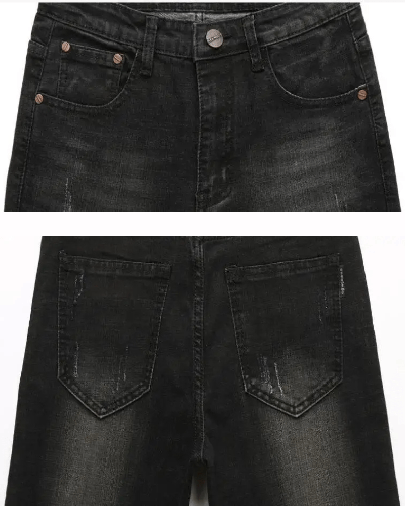 Utsvängda jeans för herr