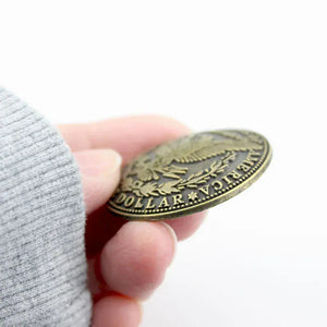 Vintage concho med dollarörn