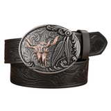 Vintage cowboybälte Svart / 120cm