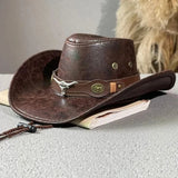 Western Cowboyhatt Oxhuvud Brun 2 / 56-58cm